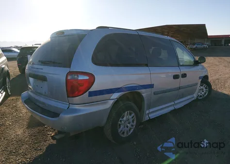 2007 Dodge Grand Caravan Se из США, поврежденный, VIN 1D4GP24R87B194020